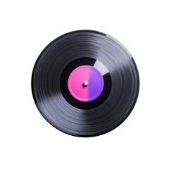 Obraz premium Record album vintage music medium artistic grooves iconic sound retro design classic vinyl style