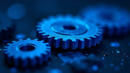 A close-up gear, the concept of proper operation