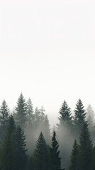 Fototapeta premium Pine forest outdoors woodland nature.