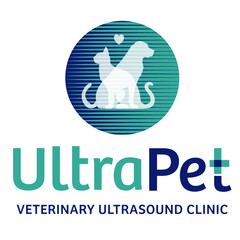 Logo Design Ultra Pet Care Medical Dog Cat Heart Love veterinary ultrasound scan clinic laboratory tests Health animals symbol Brand Visual Identity