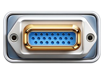 DVI Port Symbol - Technical Illustration