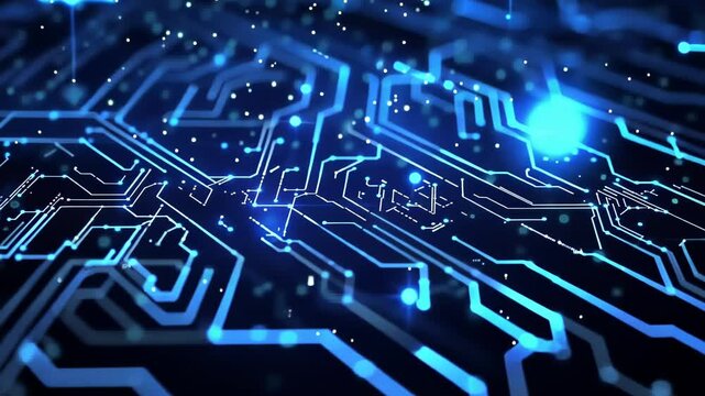 Exploring digital circuits and their intricate designs in a high-tech environment