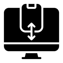 synchronization glyph icon