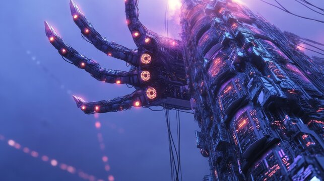 Robotics Massive Network Scene Botnet Robotic Nodes