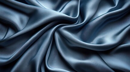 Fototapeta premium Elegant drapes of smooth, luxurious fabric
