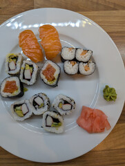 asian popular food sushi
