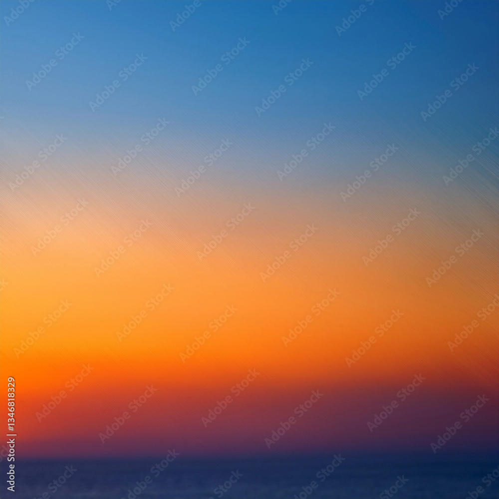 Wall mural abstract fluid gradient with warm and cool tones generated image