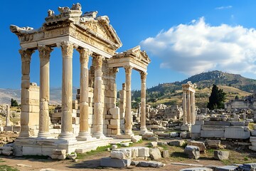 Fragments of a timeless worship place  
