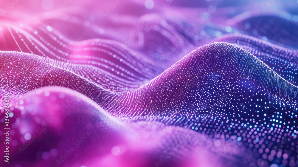 Poster abstract colorful wave pattern with dynamic light and texture