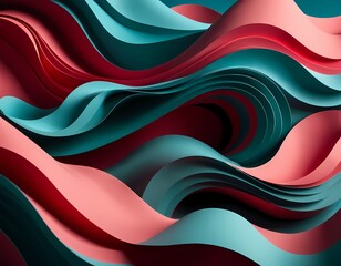 A vibrant abstract background with dynamic, flowing patterns and rich colors. Perfect for modern designs, digital art, or creative graphic elements. High-quality image for various projects.