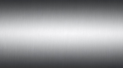 Brushed metal texture with a soft gradient, reflecting light. Ideal for backgrounds, graphic design, and industrial themes. Versatile and modern appearance.