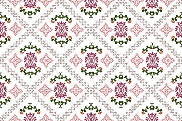 seamless floral damask pattern