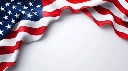 Obraz premium TexturesBackgrounds American Flag View Stars Bold Background