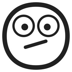 Fototapeta premium Face with Raised Eyebrow 