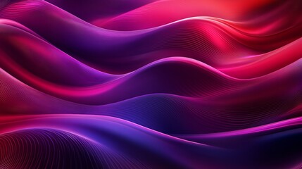 Fototapeta premium AbstractArt Abstract Wave View Rich Gradients Glossy