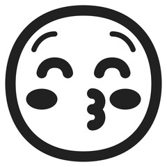 Kissing Face with Closed Eyes
