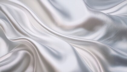 Obraz premium silky fabric with elegant waves and folds creating a luxurious texture 