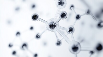 Abstract Molecular Structure Background