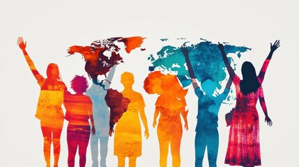 Empowering women through colorful art a global community celebration