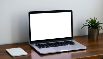 Fototapeta premium laptop on the table