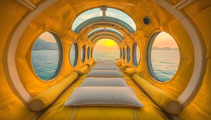 Sunset Sea Tunnel Relaxation.