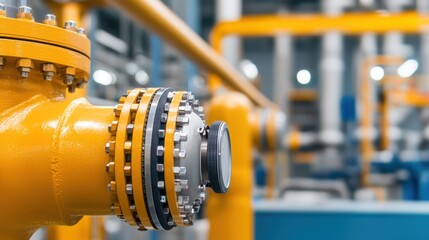 Obraz premium Energy Heat Recovery Concept, Advanced Sensors for Monitoring Heat Recovery Efficiency in Industrial Settings