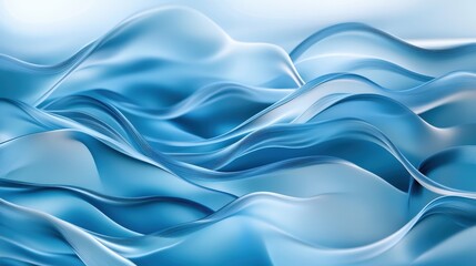 Fototapeta premium Fluid motion of ocean waves seaside abstract art serene atmosphere aerial view tranquility