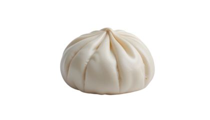stuffed steamed bun isolated