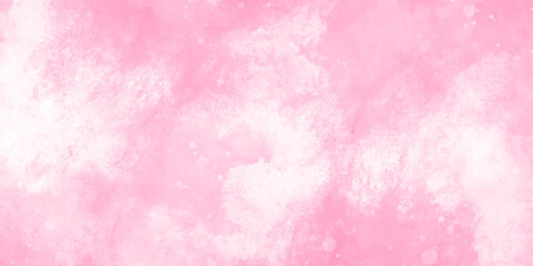 Abstract beautiful decorative and lovely soft pink grunge paint watercolor with bokeh background. watercolor smoke background texture. fantasy smooth light pink watercolor paper texture background.