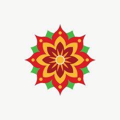 Traditional Mandala Art Design on White Background – Intricate & Elegant