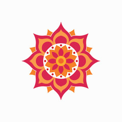 Traditional Mandala Art Design on White Background – Intricate & Elegant