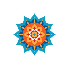 Traditional Mandala Art Design on White Background – Intricate & Elegant