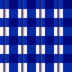 1 blue and white checkered pattern