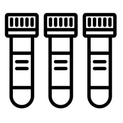 Sample Collection Tube  Icon Element For Design	