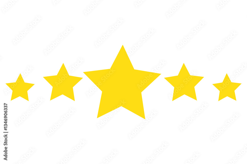 Wall mural stars icon