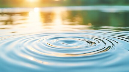 serene close-up of gentle river current reflecting dappled sunlight offering airy and tranquil aesthetic