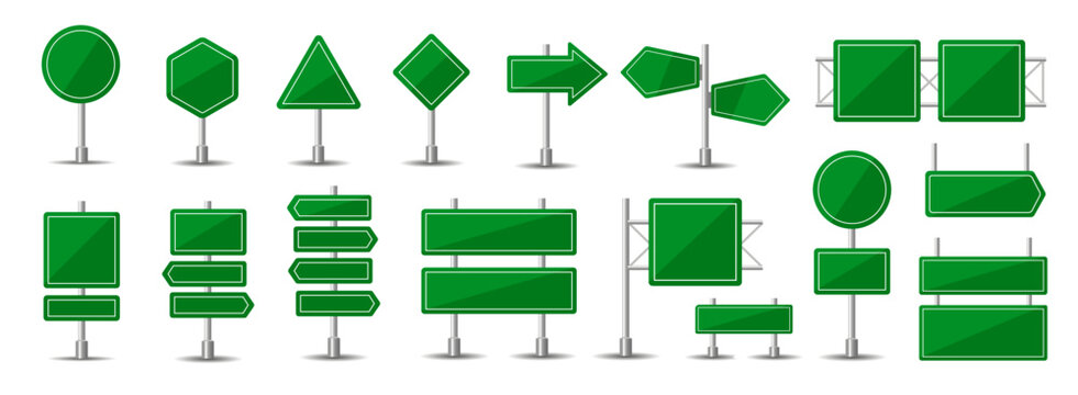 Naklejki Road street board sign vector isolated