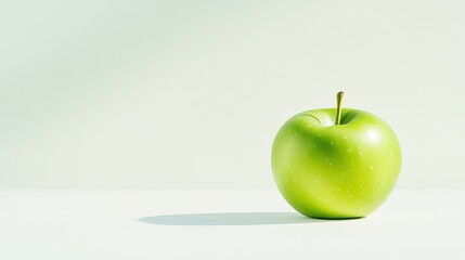 single green on white background symbolizing freshness and simplicity compose image capturing essence of veganism with