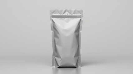 Realistic Standing Pouch Mockup, Blank Space for Design