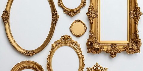 decorative frames banner label collection png transparent background transform Your designs with gold frame,Decorative frames banner label collection background transform your designs with gold frame.