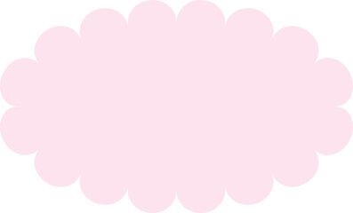 Pastel geometric shape