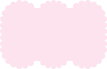 Pastel geometric shape