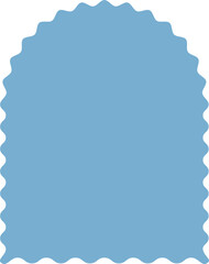 Pastel geometric shape