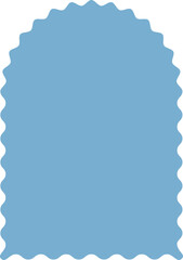 Pastel geometric shape