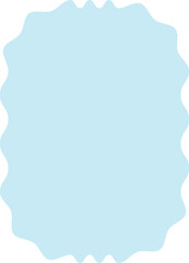 Cute Blue Paper Note