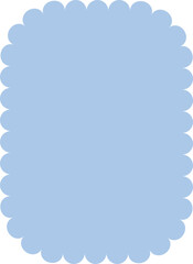 Fototapeta premium Cute Blue Paper Note