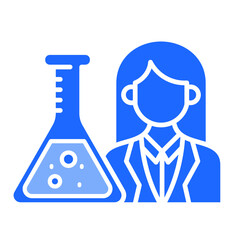 Lab Technician  Icon Element For Design	