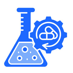 Pharmaceutical Testing  Icon Element For Design	