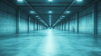 A continuous epoxy resin floor with a glossy finish, ensuring a resilient and smooth surface that is both sturdy and protective, excellent for decorative industrial applications