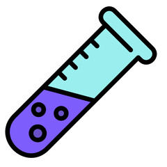 Test Tube  Icon Element For Design	